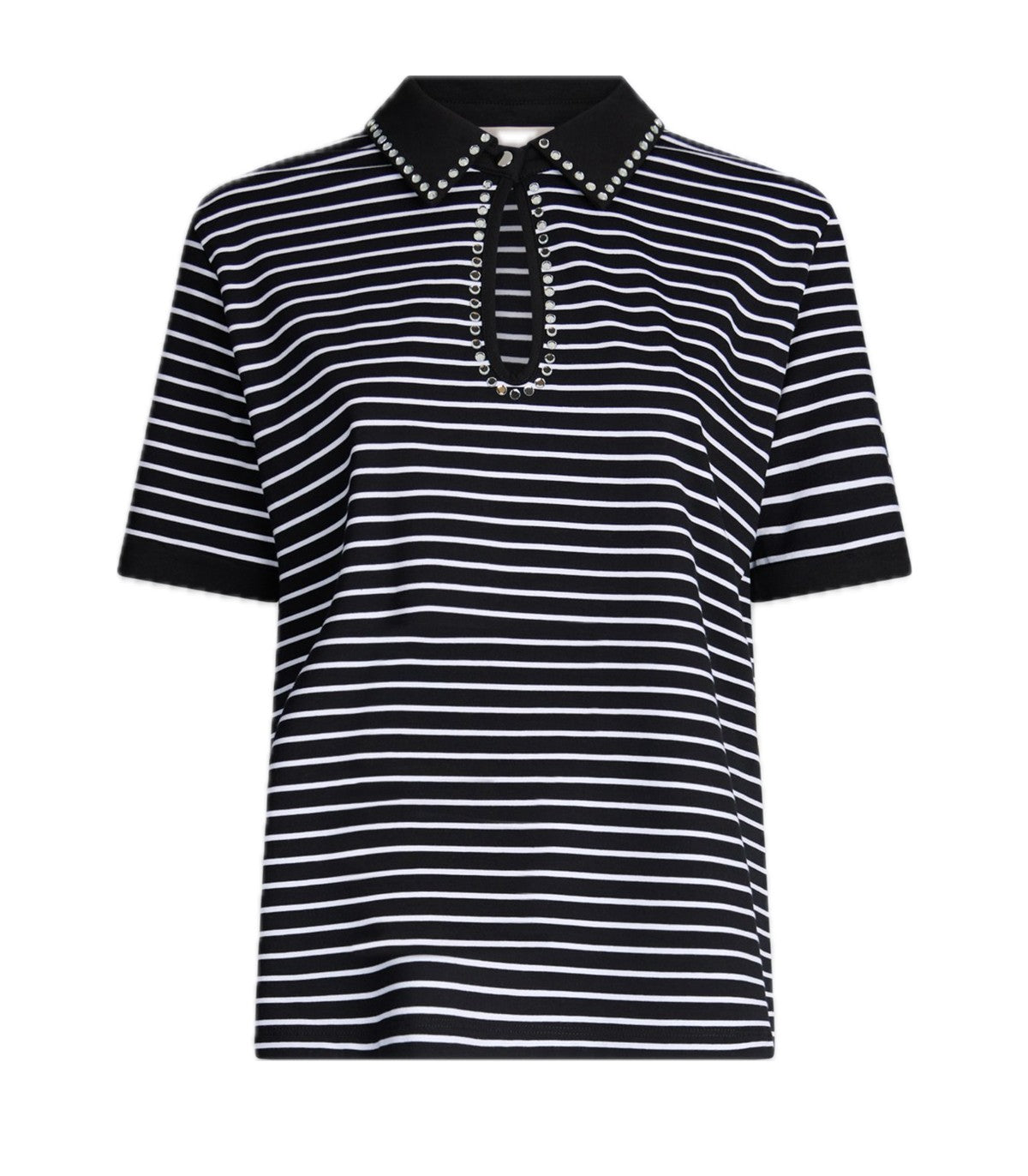 Polo con strass Donna Liu Jo
