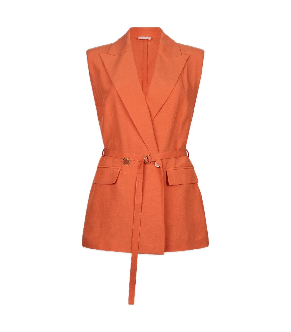 Gilet in misto lino Liu Jo