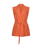 Gilet in misto lino Liu Jo