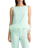 Top con piume Liu Jo