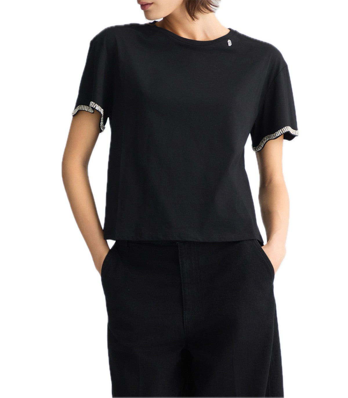 T-shirt con strass Liu Jo