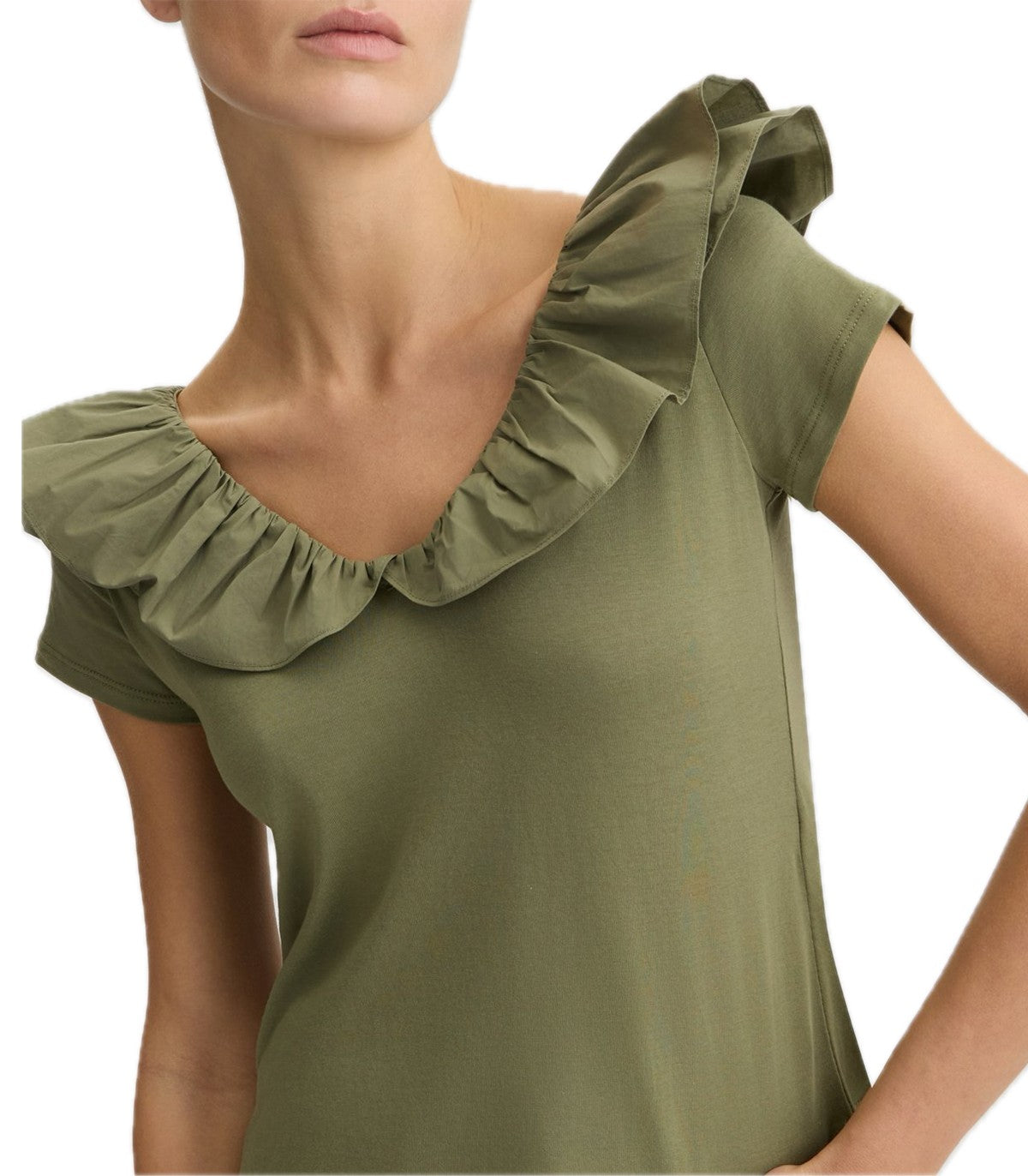 T-shirt con rouches Liu Jo