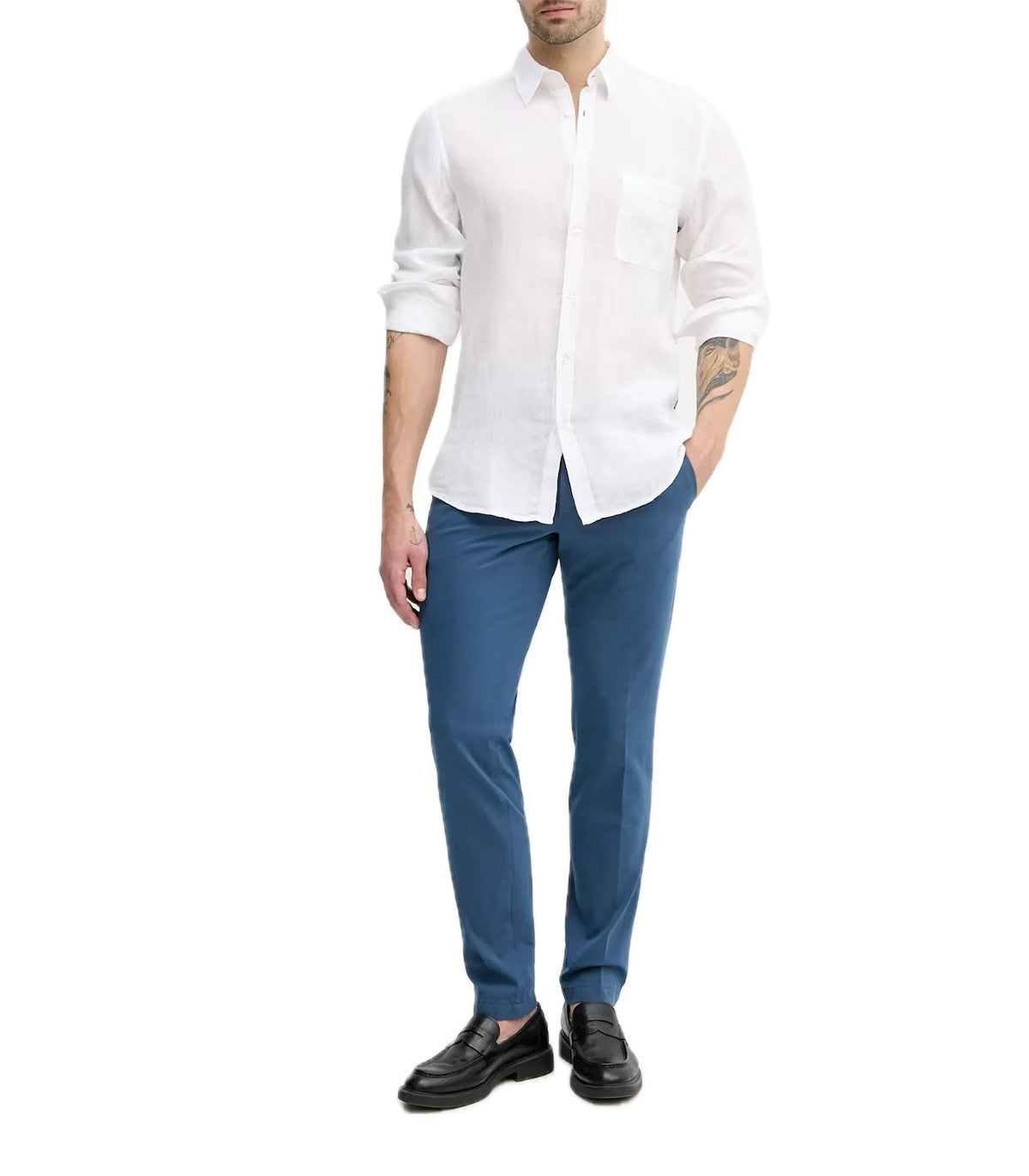 Camicia in lino Uomo Boss Relegant