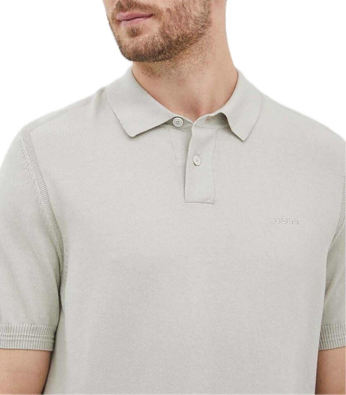 Polo in maglia Uomo Boss Asac