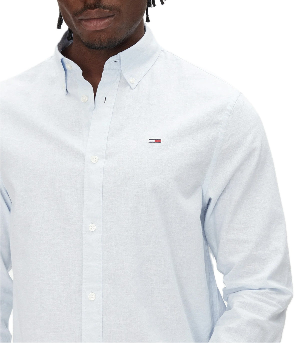 Camicia misto lino Uomo Tommy Jeans