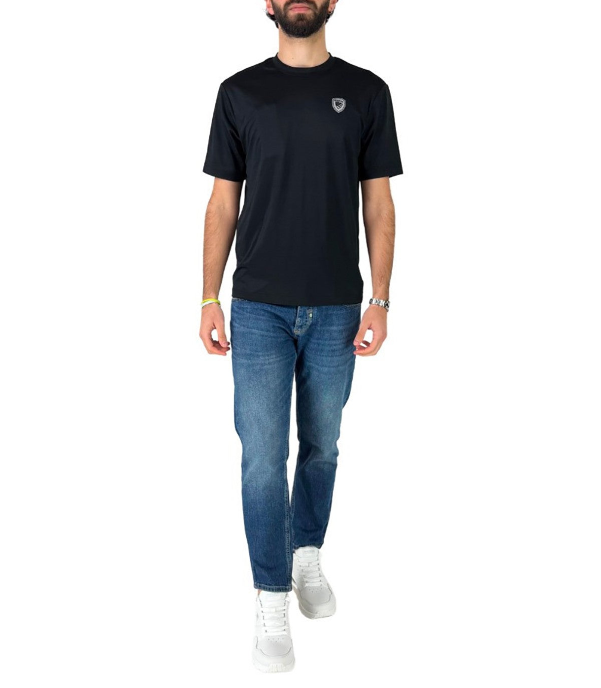 T-shirt in piquet Uomo Blauer Jan