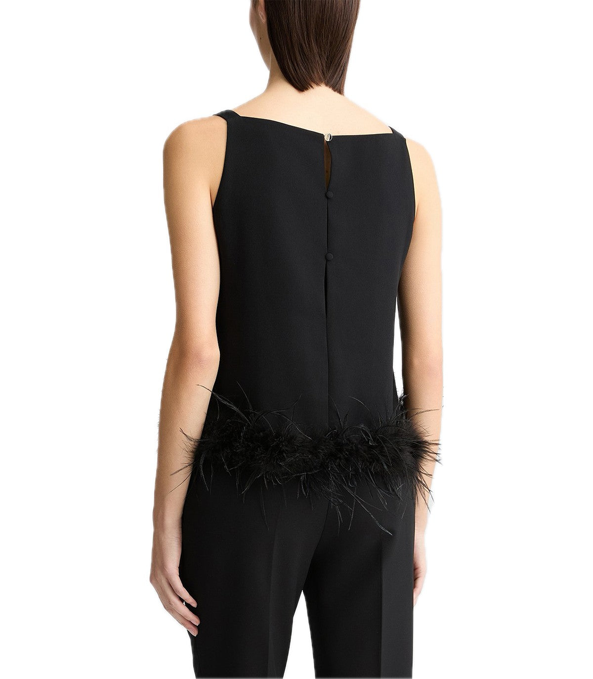 Top con piume Donna Liu Jo