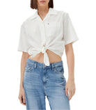 Camicia cropped relaxed fit Tommy Jeans