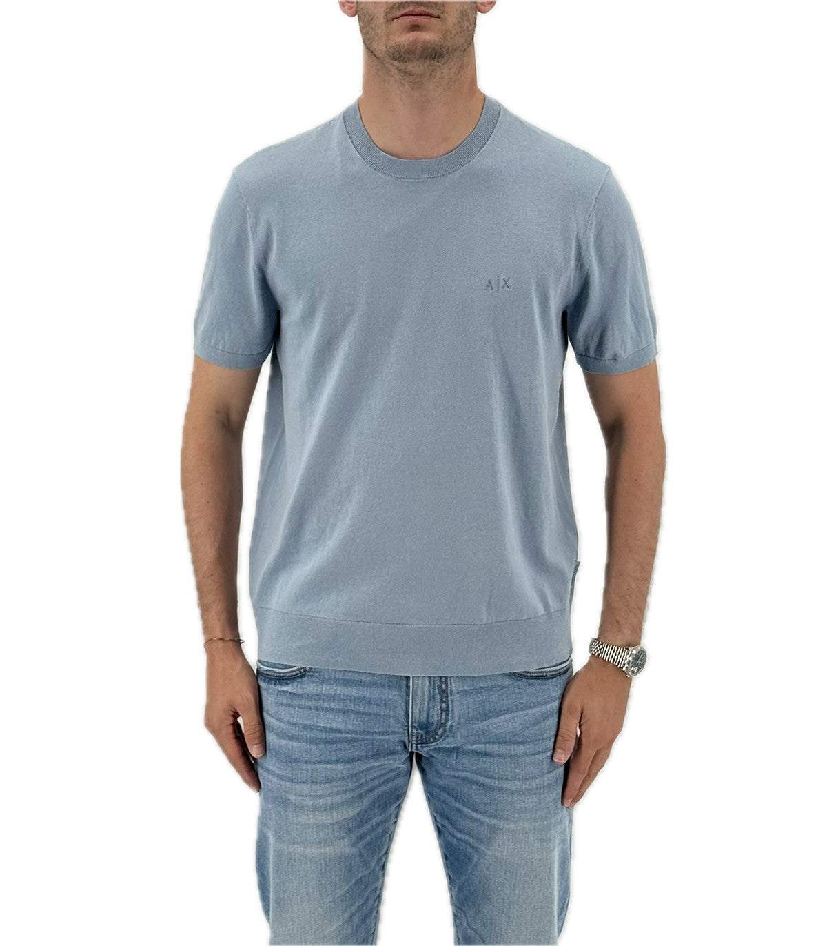 T-shirt in maglia Uomo Armani Exchange
