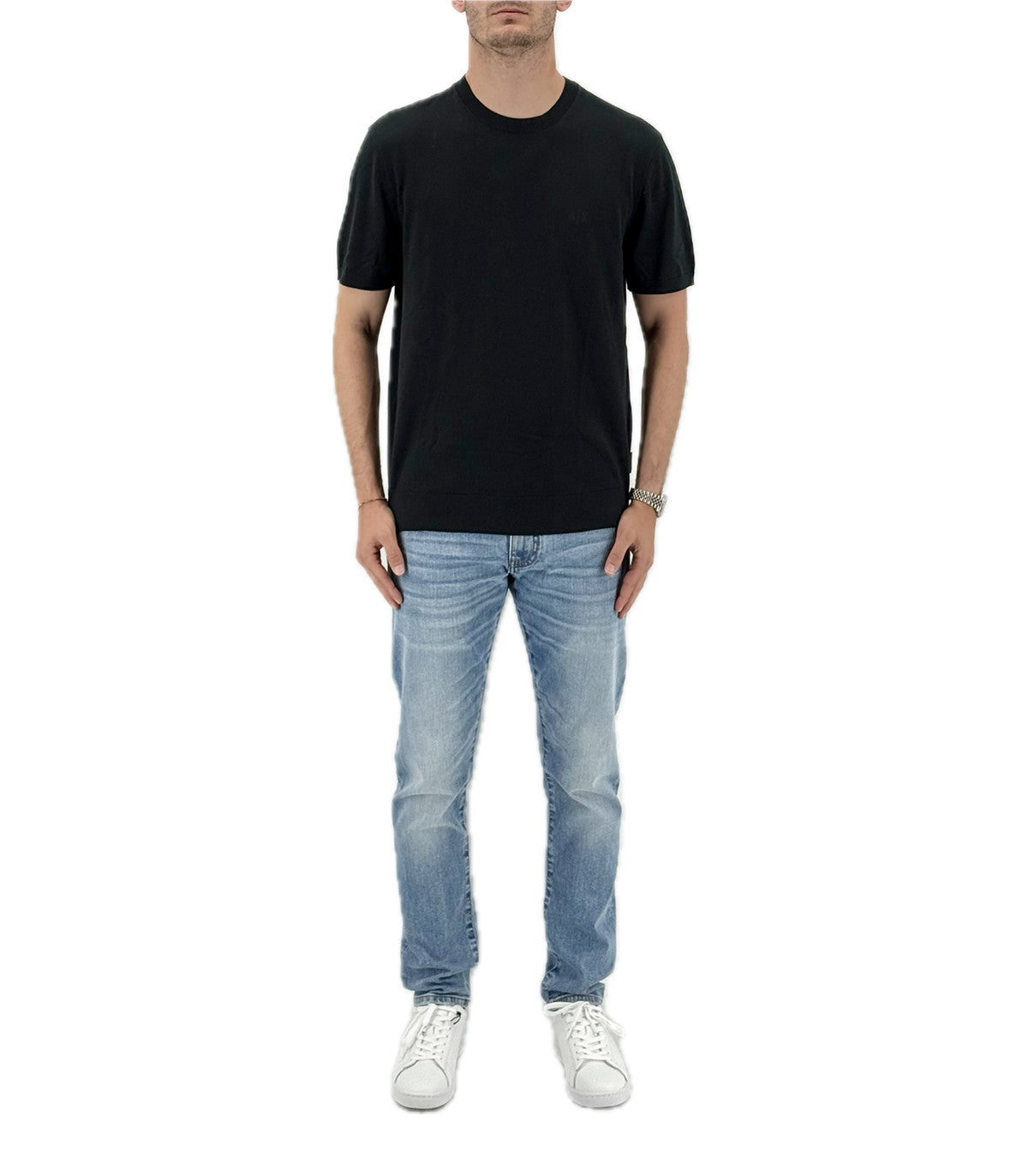 T-shirt in maglia Uomo Armani Exchange