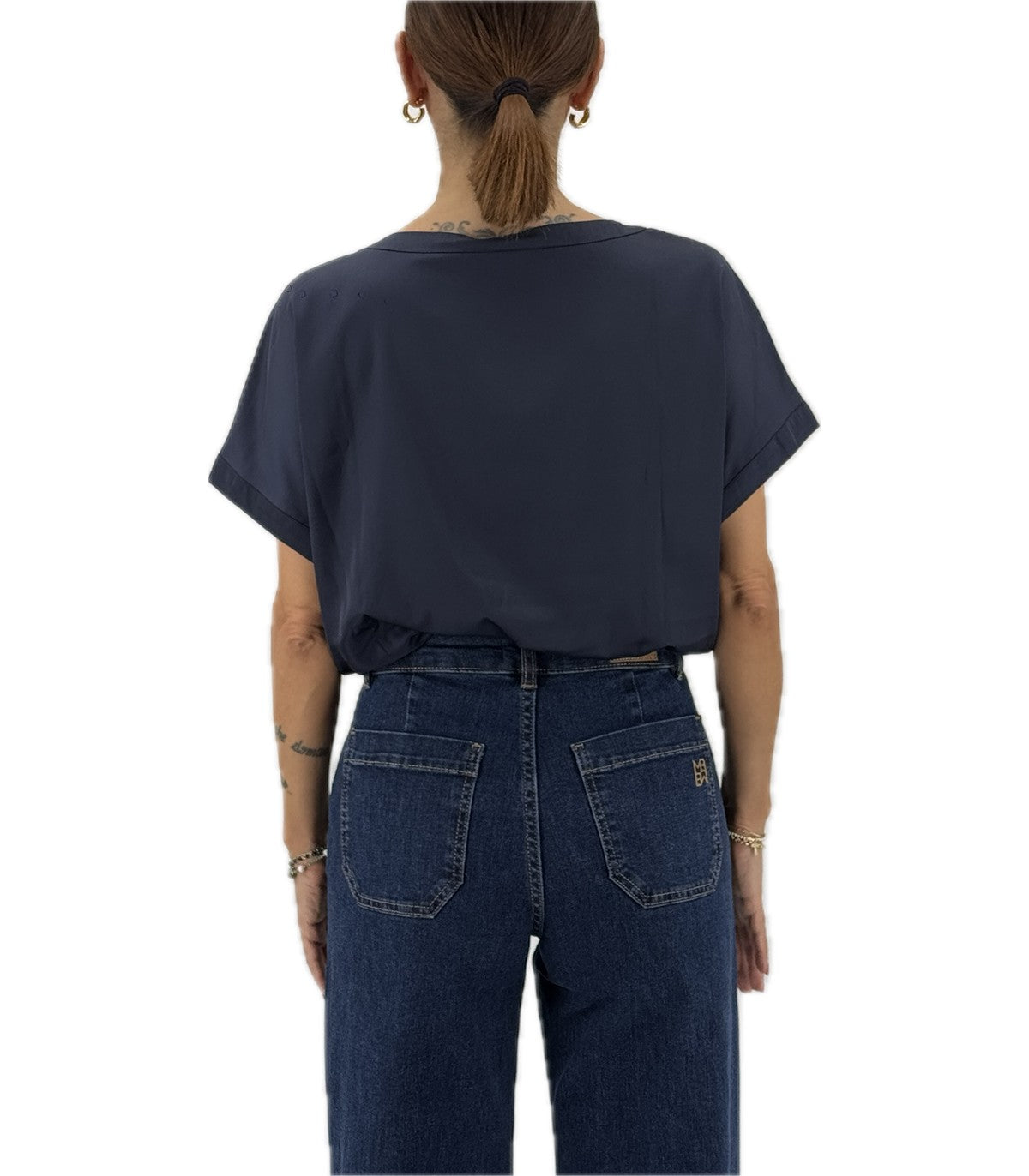 Blusa in raso Emme Marella Klausen