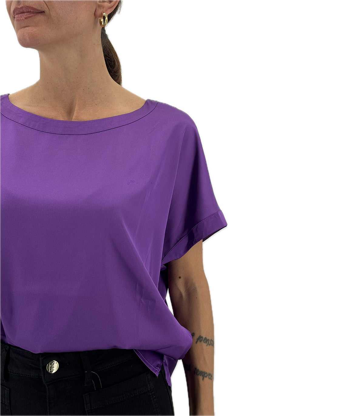 Blusa in raso Emme Marella Klausen