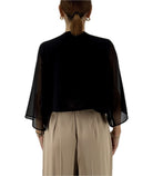 Coprispalle in georgette Emme Marella C2