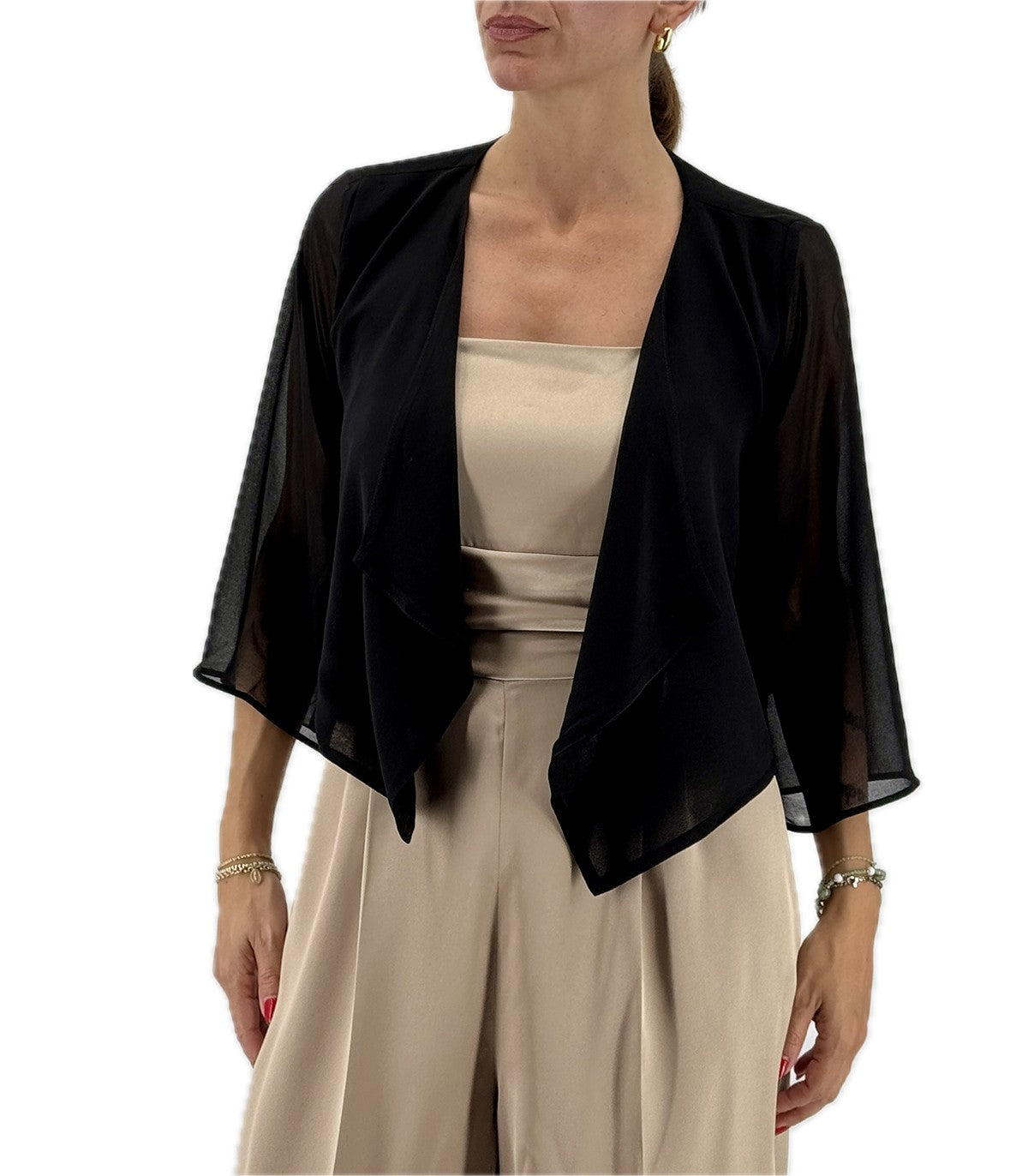 Coprispalle in georgette Emme Marella C2