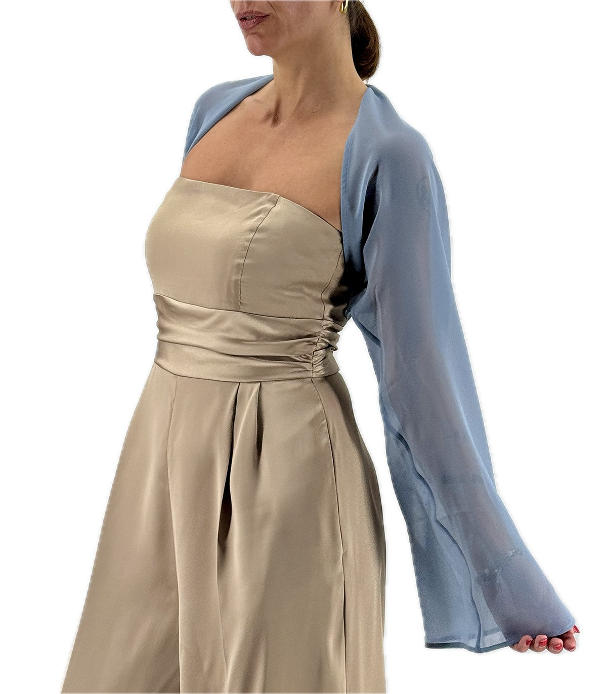 Coprispalle in georgette Emme Marella J2