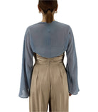 Coprispalle in georgette Emme Marella J2