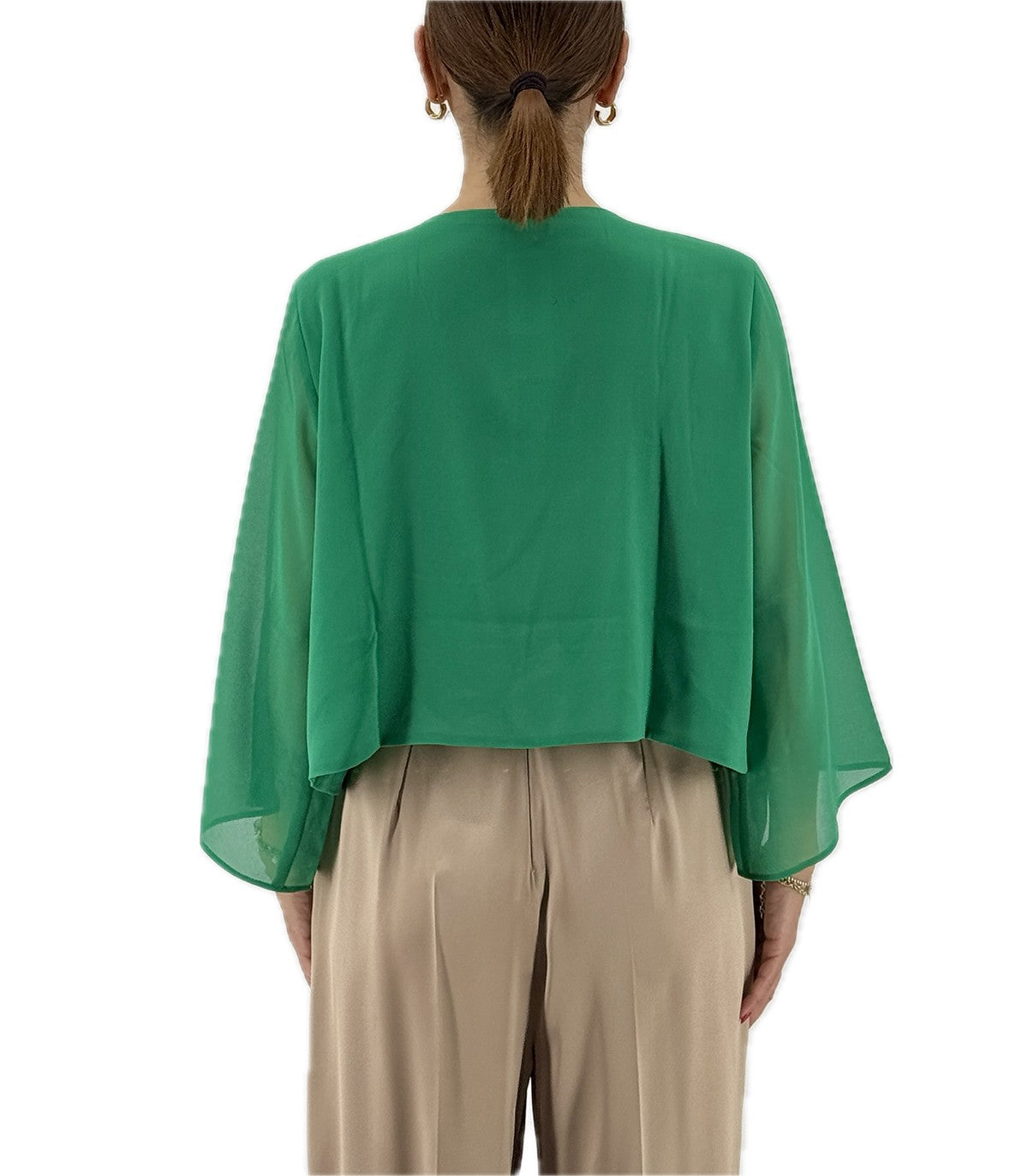 Coprispalle in georgette Emme Marella C2