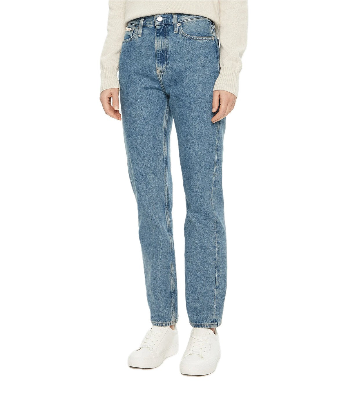 Jeans vita alta straight fit Calvin Klen