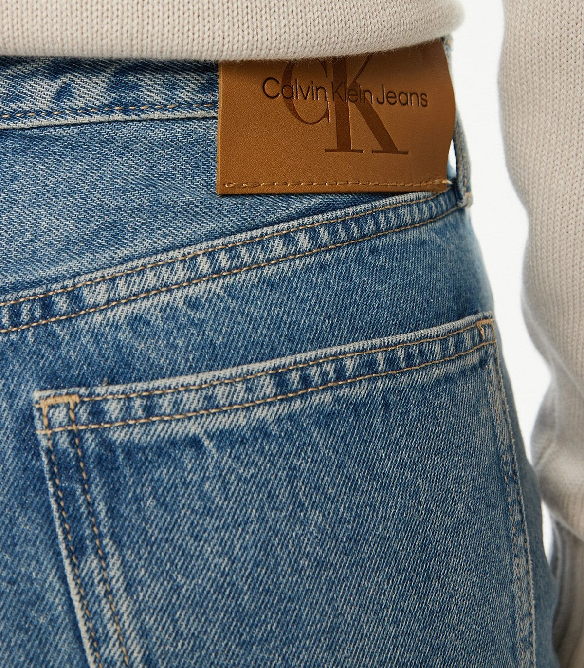 Jeans vita alta straight fit Calvin Klen