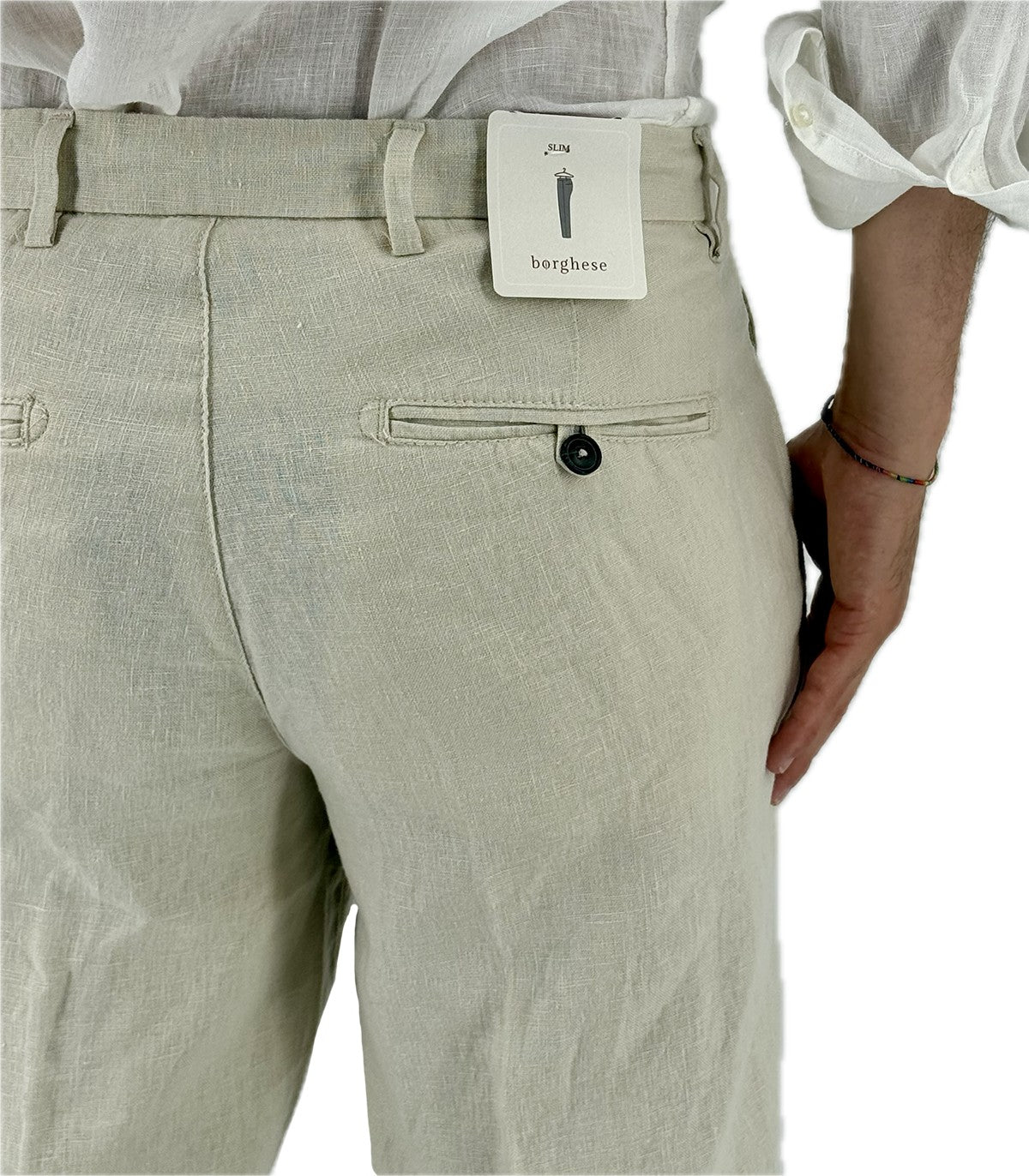 Bermuda lino Uomo Borghese