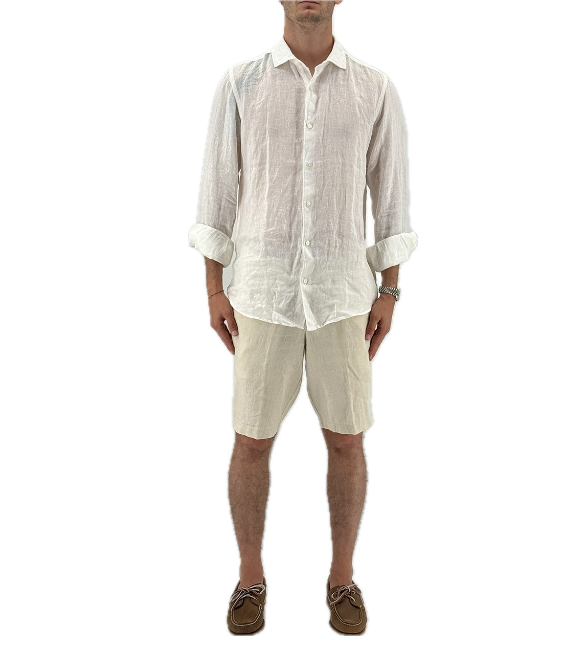 Camicia di lino Uomo Manifattura Borghee