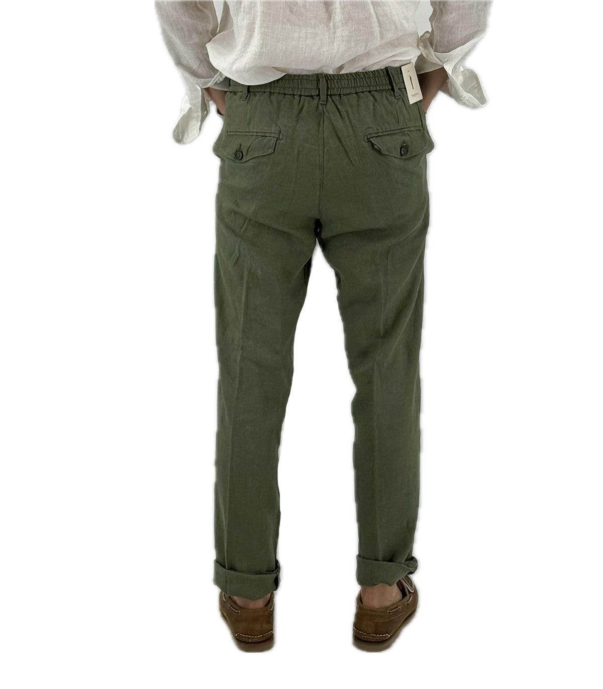 Pantaloni di lino Uomo Manifattura Borge