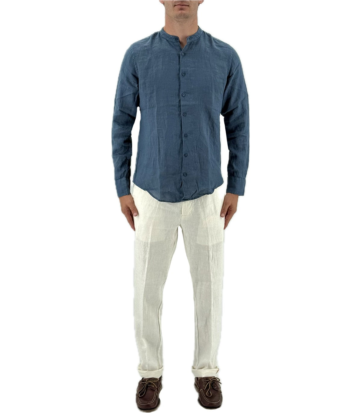 Pantaloni di lino Uomo Manifattura Borge