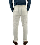Pantaloni di lino Uomo Manifattura Borge