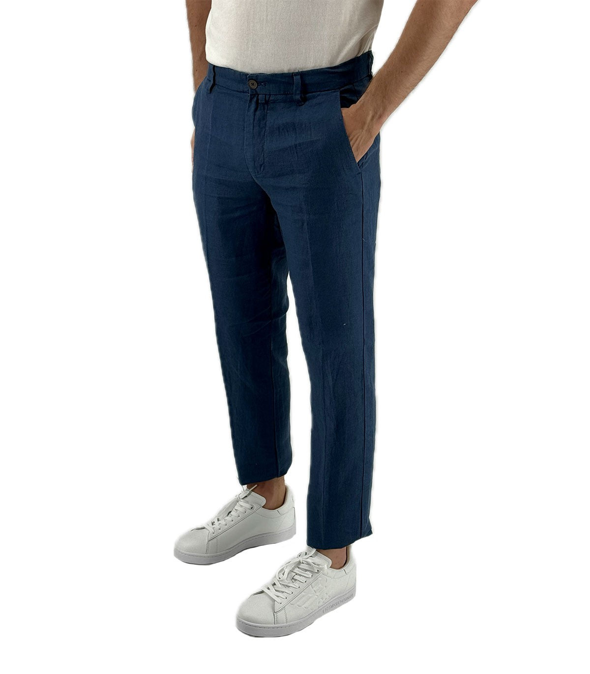 Pantaloni di lino Uomo Manifattura Borge