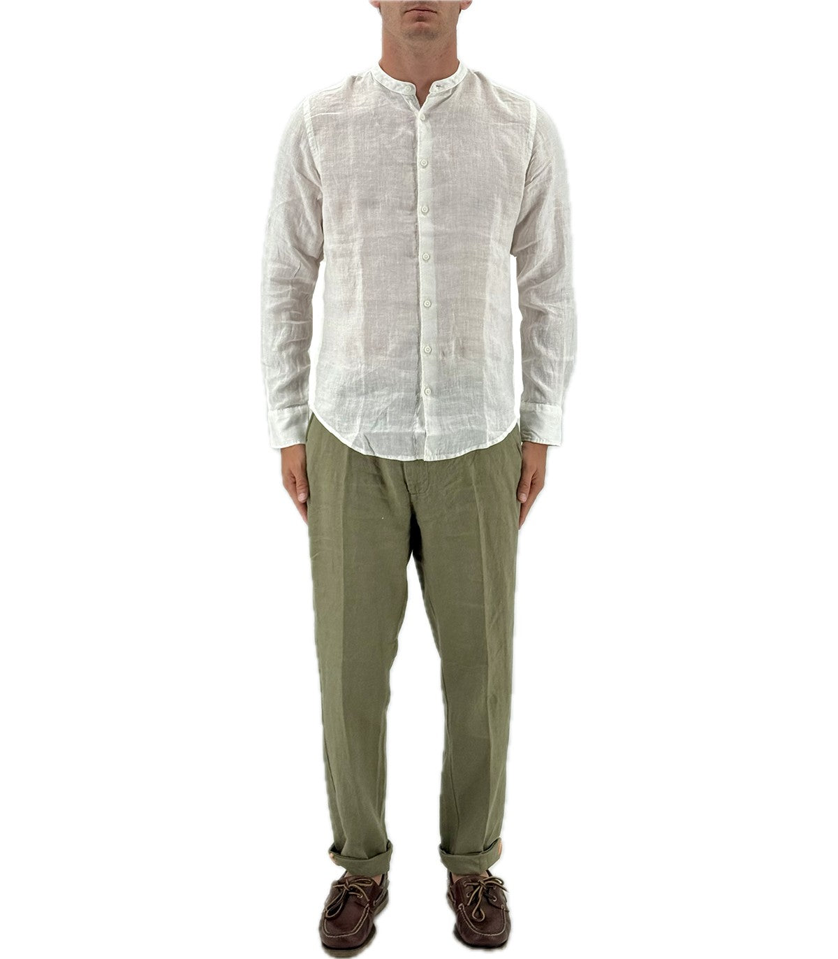 Pantaloni di lino Uomo Manifattura Borge