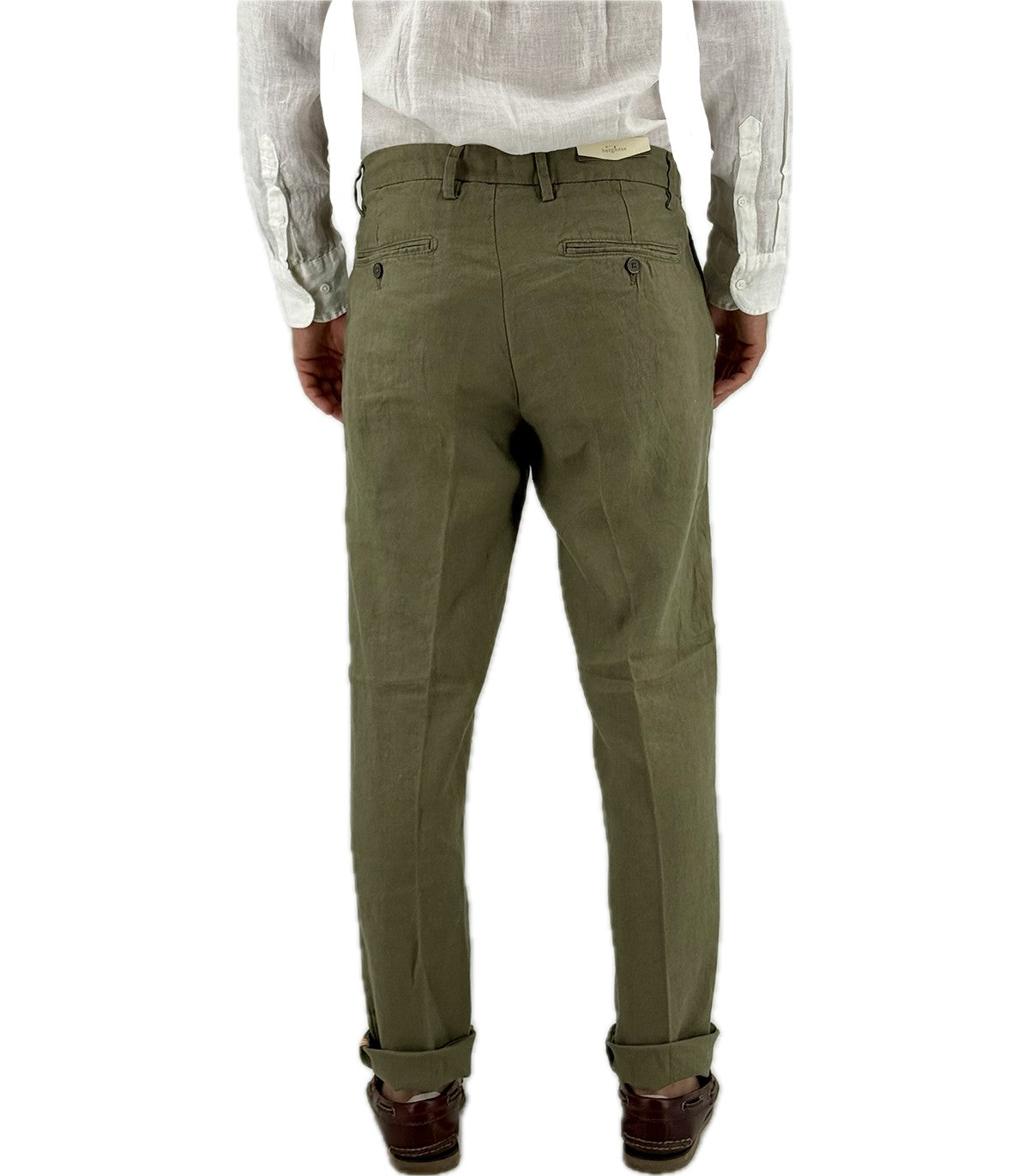 Pantaloni di lino Uomo Manifattura Borge