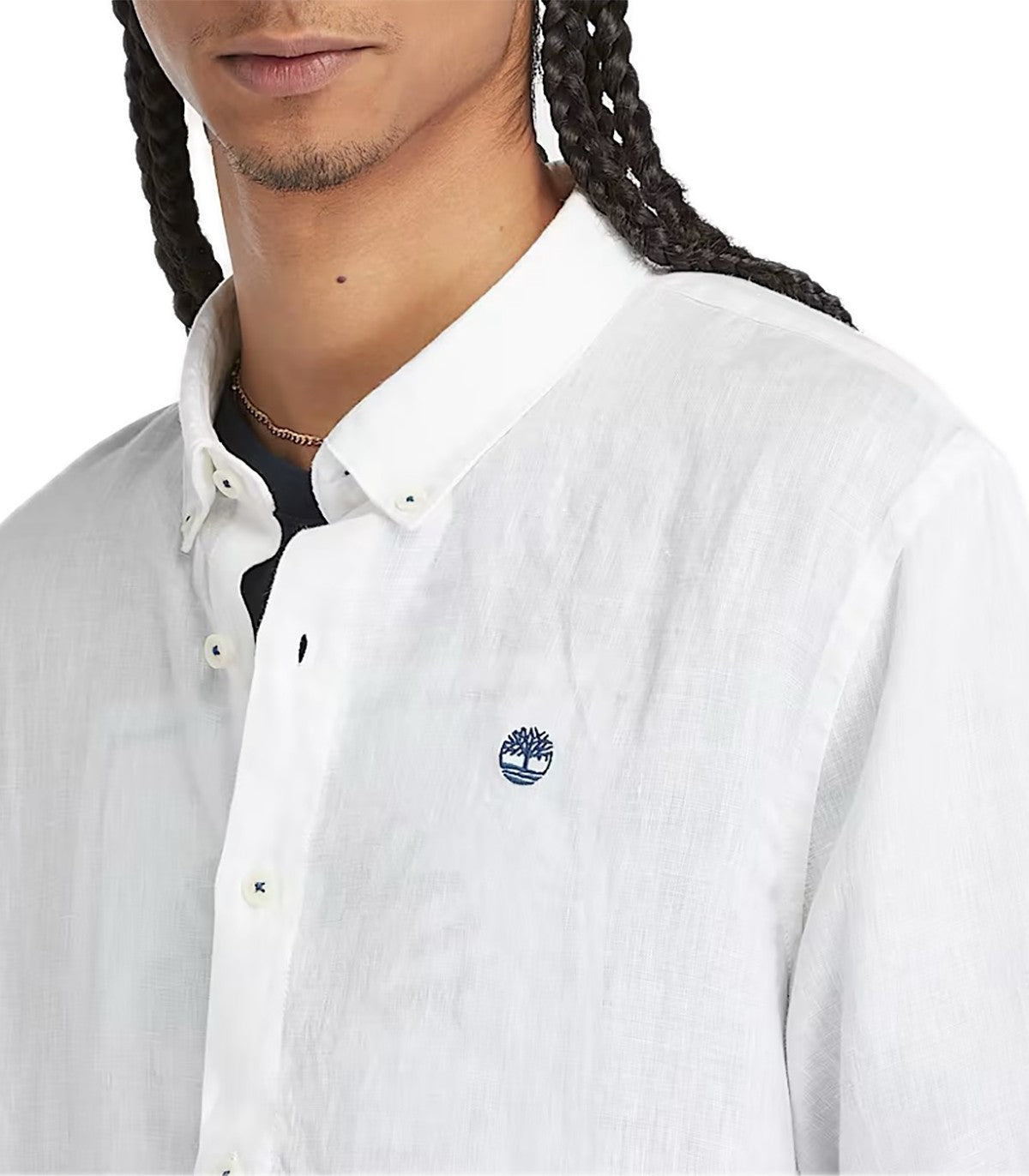 Camicia di lino Uomo Timberland Mill Bl