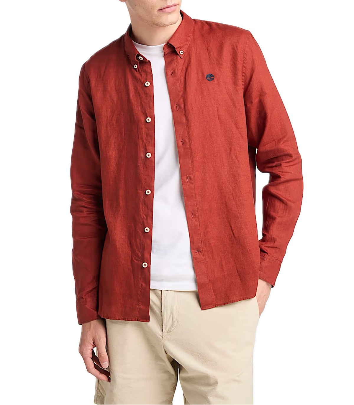 Camicia di lino Uomo Timberland Mill Bl
