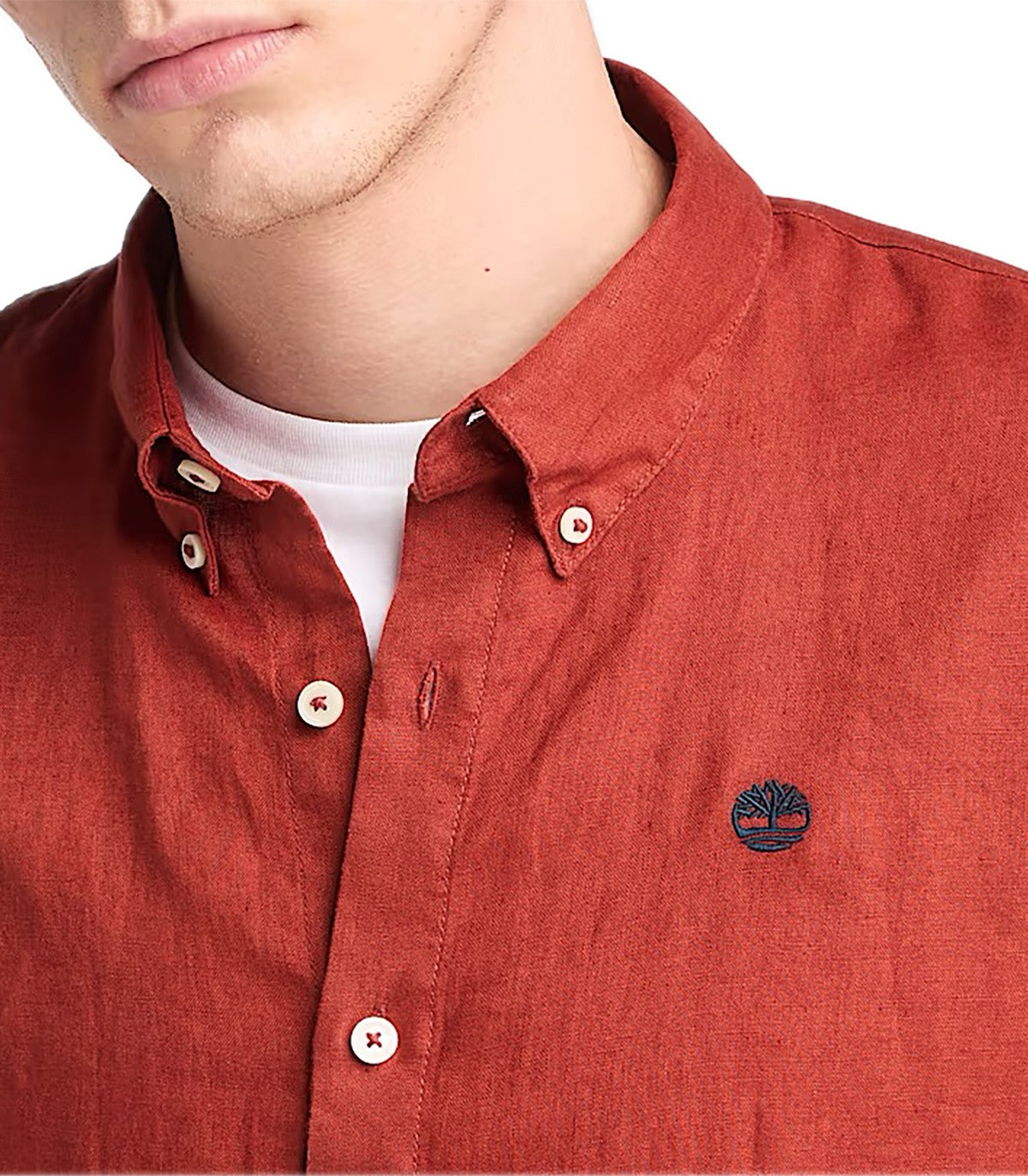 Camicia di lino Uomo Timberland Mill Bl
