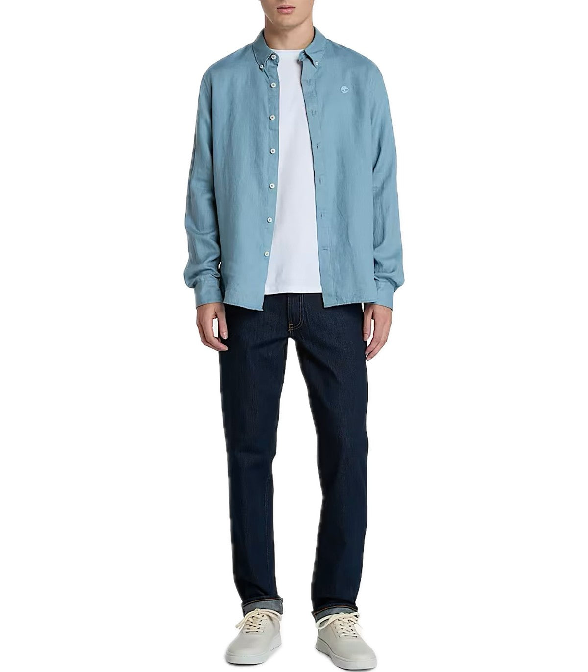 Camicia di lino Uomo Timberland Mill Bl