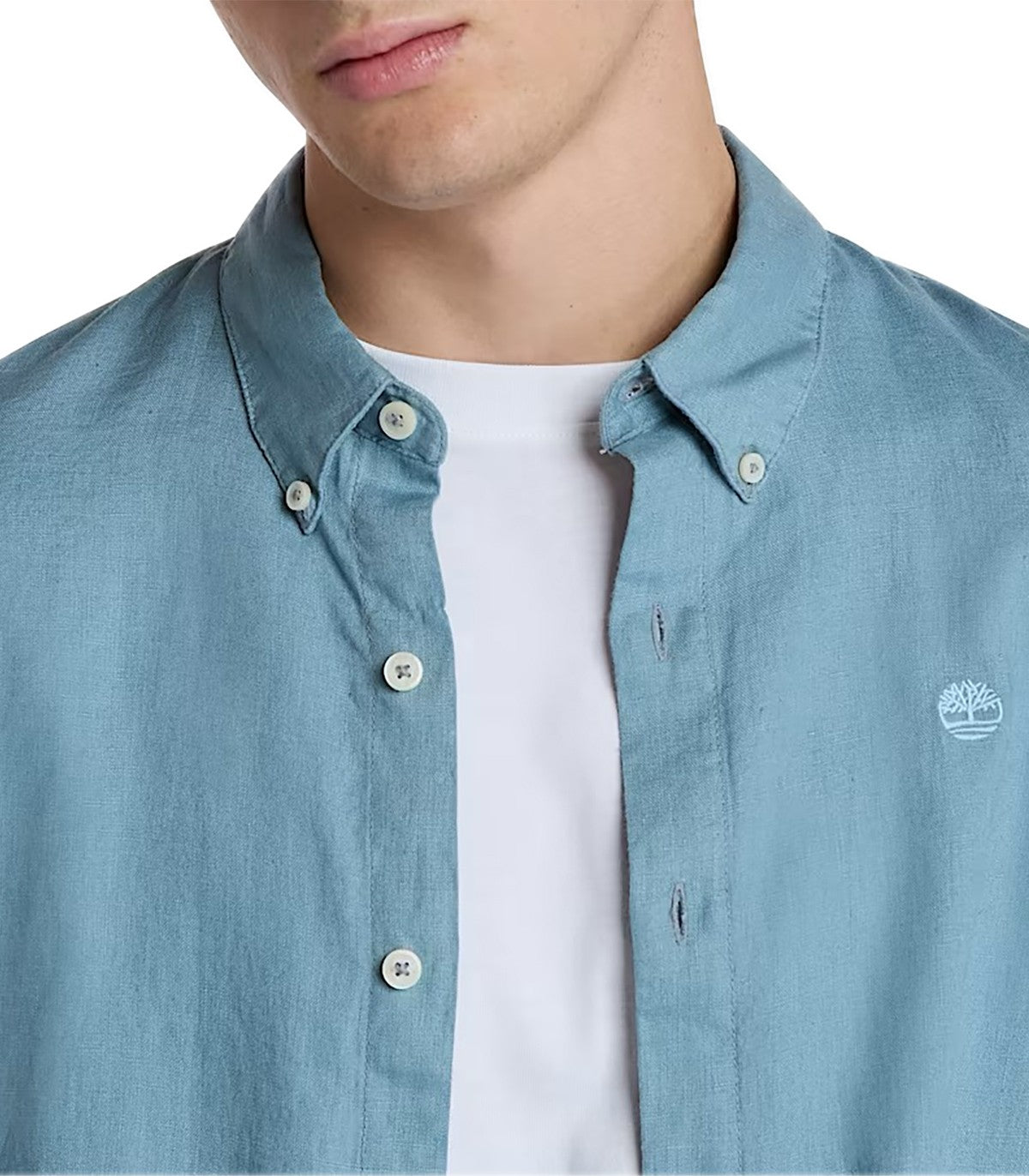 Camicia di lino Uomo Timberland Mill Bl