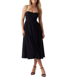 Abito midi plissettato Donna Guess