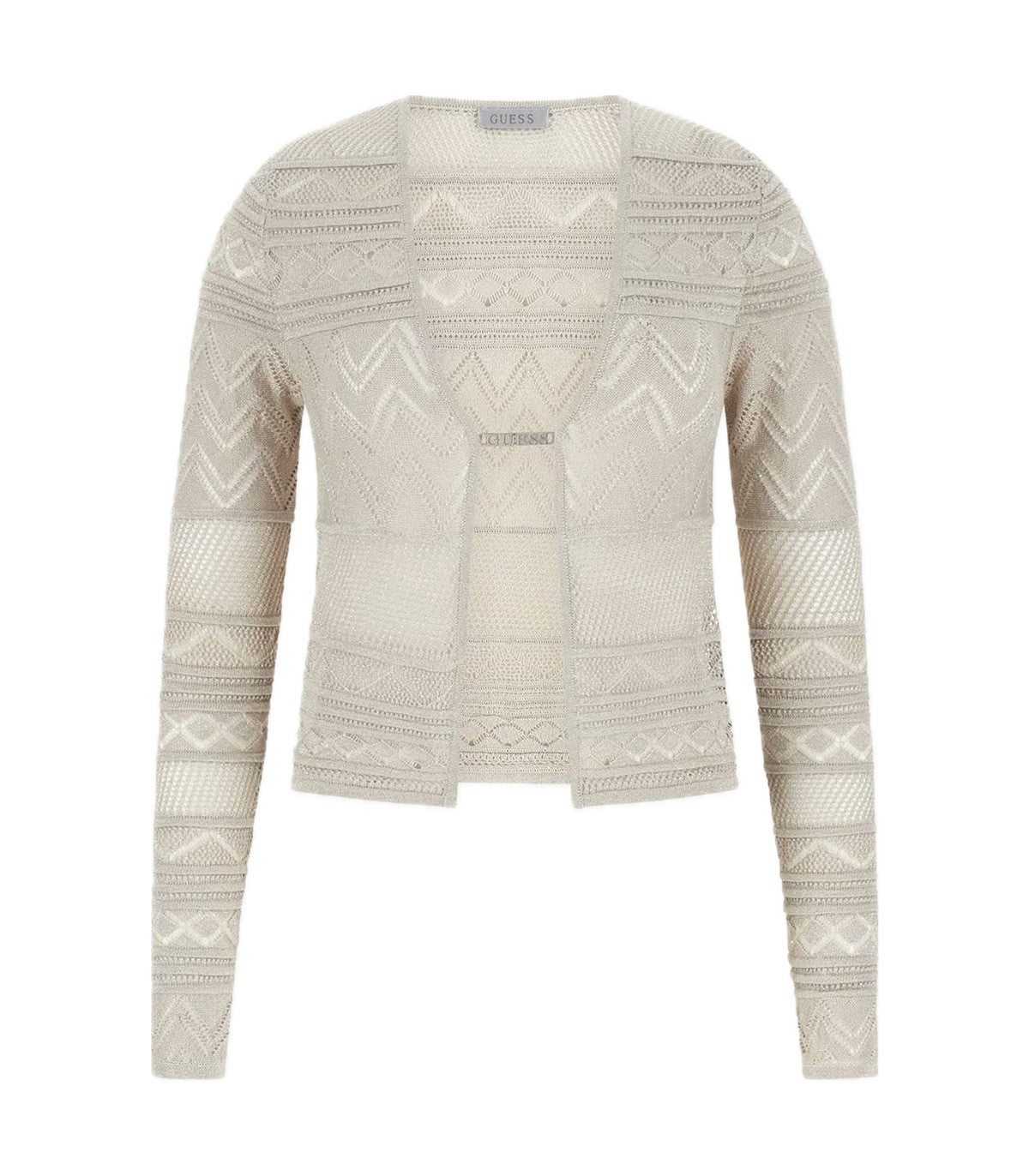 Cardigan in maglia traforata Donna Guess