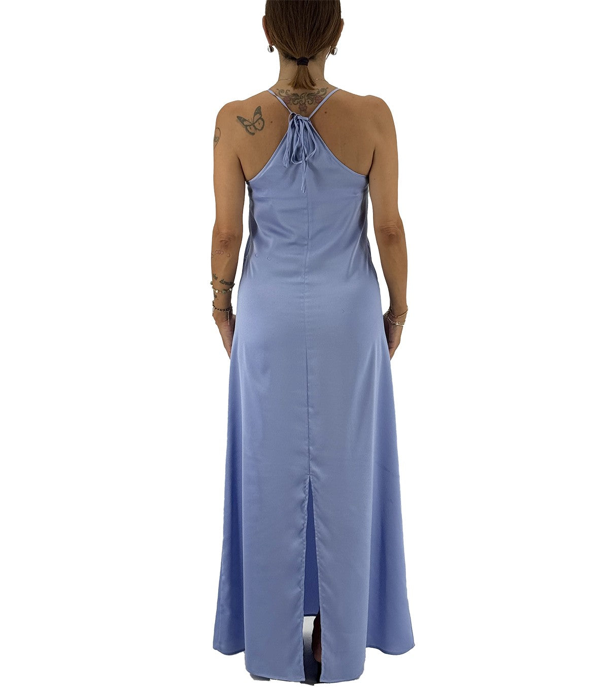 Abito lungo in raso Donna Anis