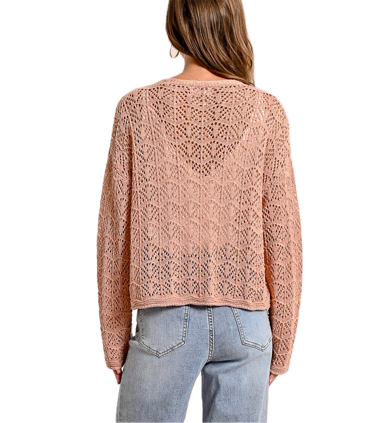 Cardigan in maglia traforata Molly Bracn