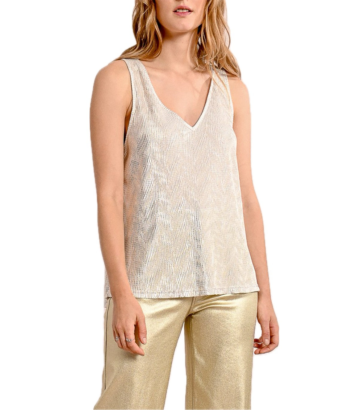 Canotta con pailettes Molly Bracken