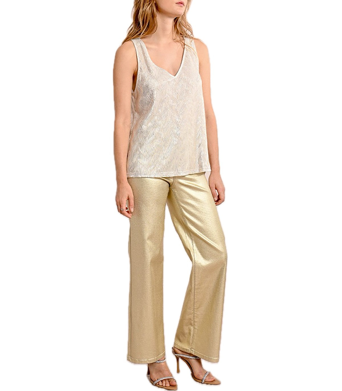 Canotta con pailettes Molly Bracken