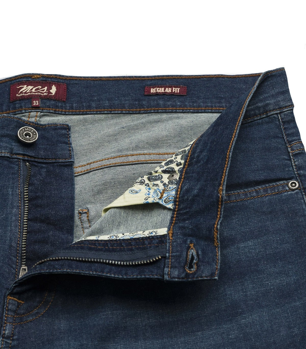 Jeans in chambray Uomo MCS