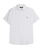 Camicia di lino mezza manica MCS