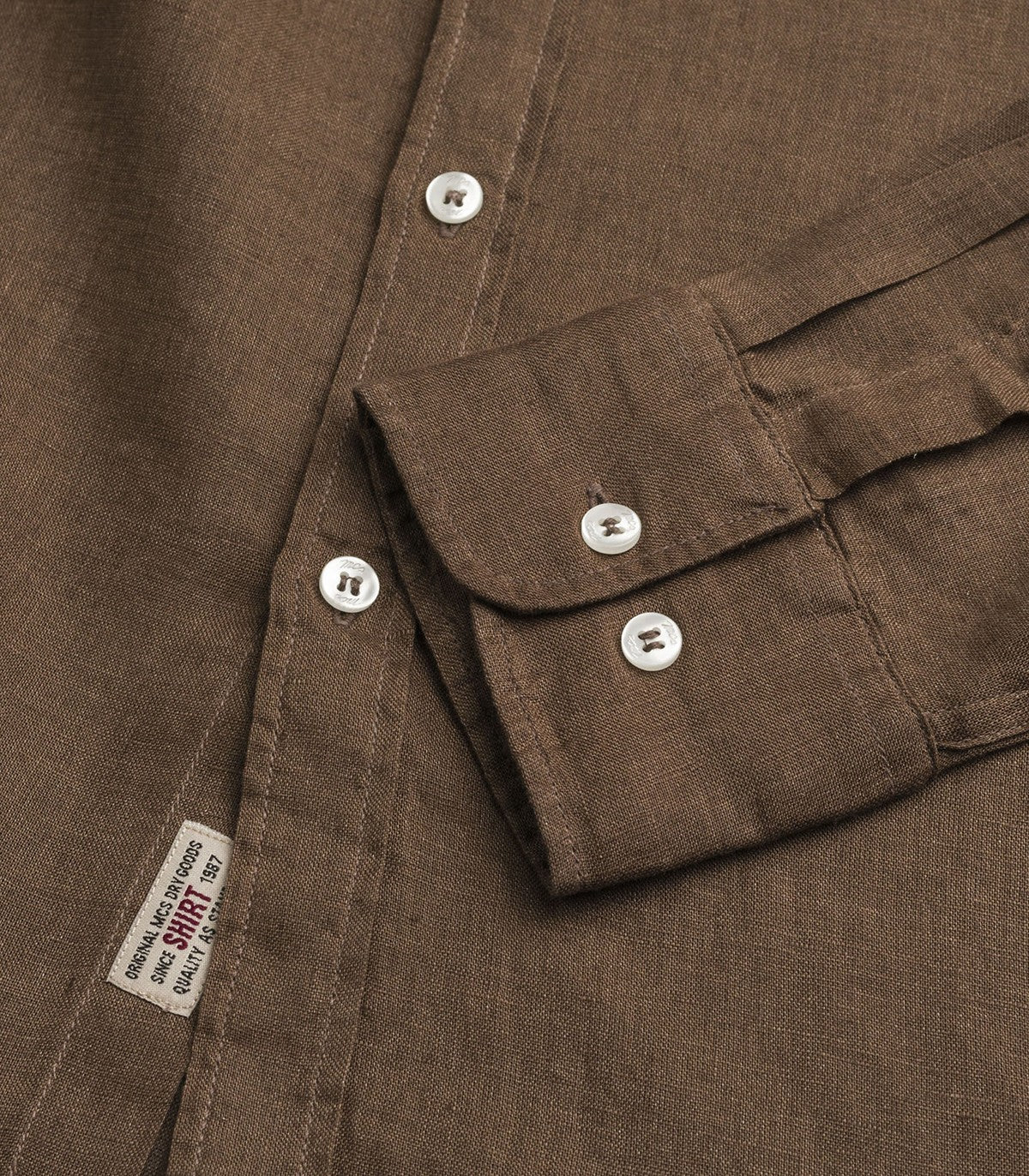 Camicia di lino Button down MCS