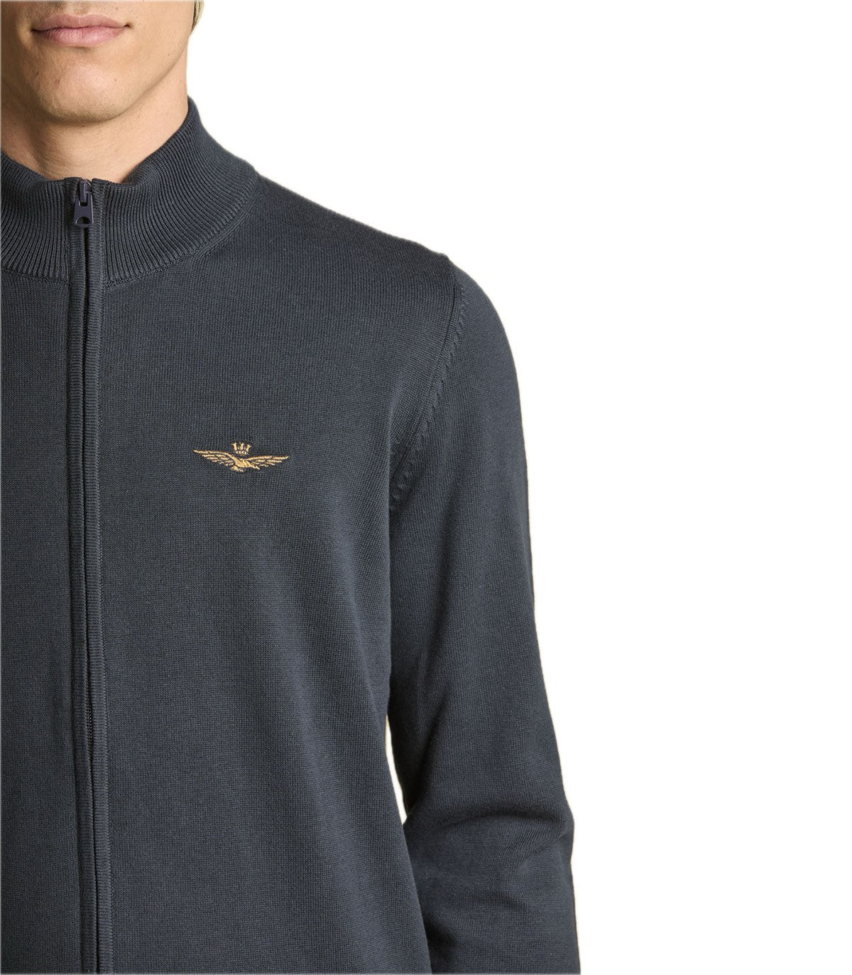 Cardigan full zip Uomo Aeronautica Mi