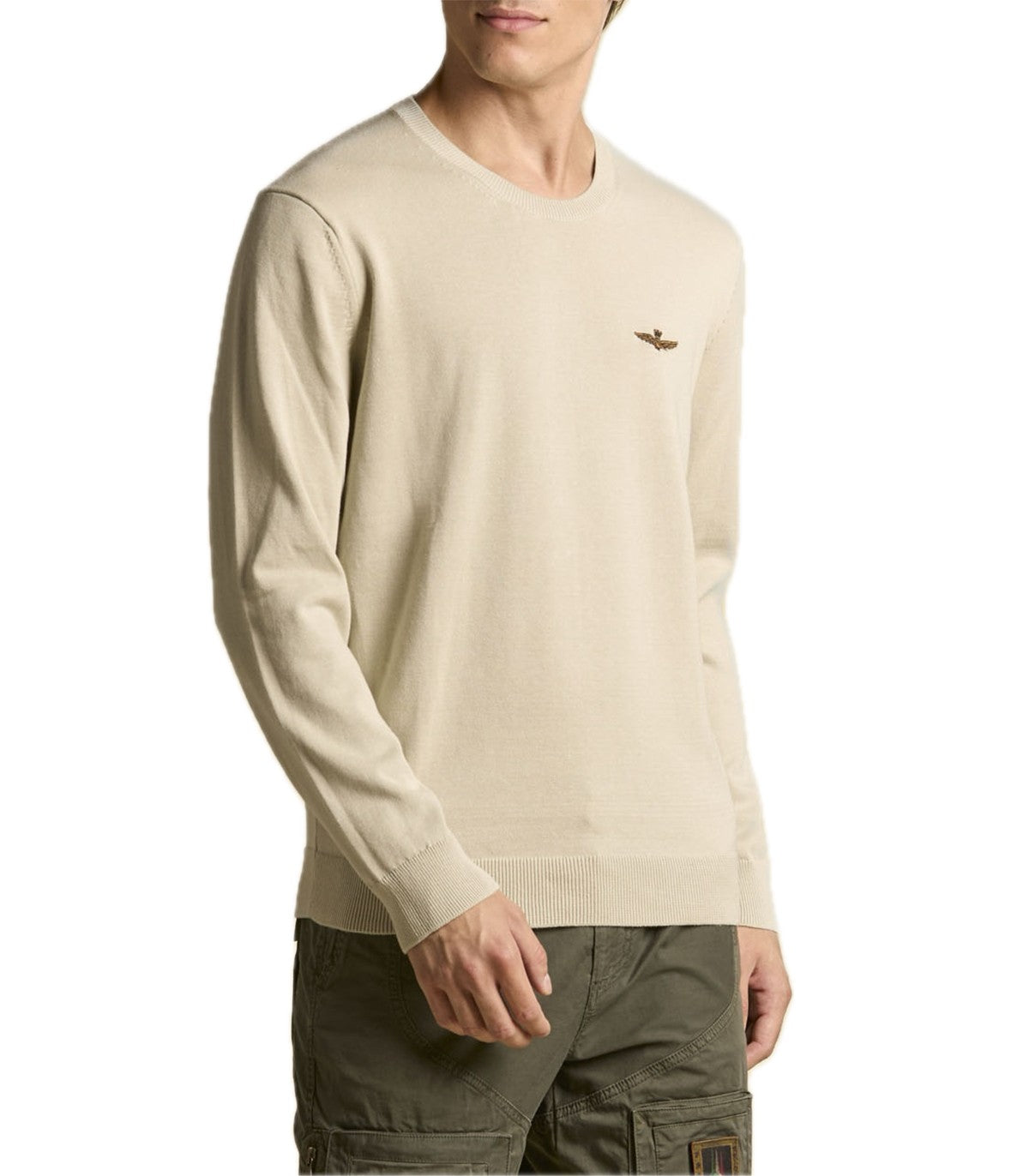 Maglia girocollo Uomo Aeronautica Mili