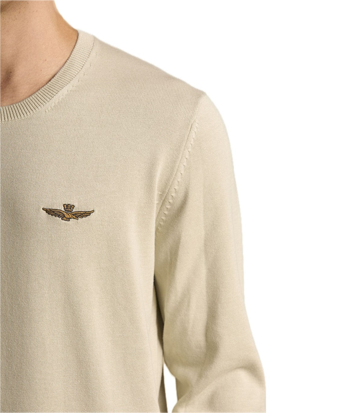 Maglia girocollo Uomo Aeronautica Mili