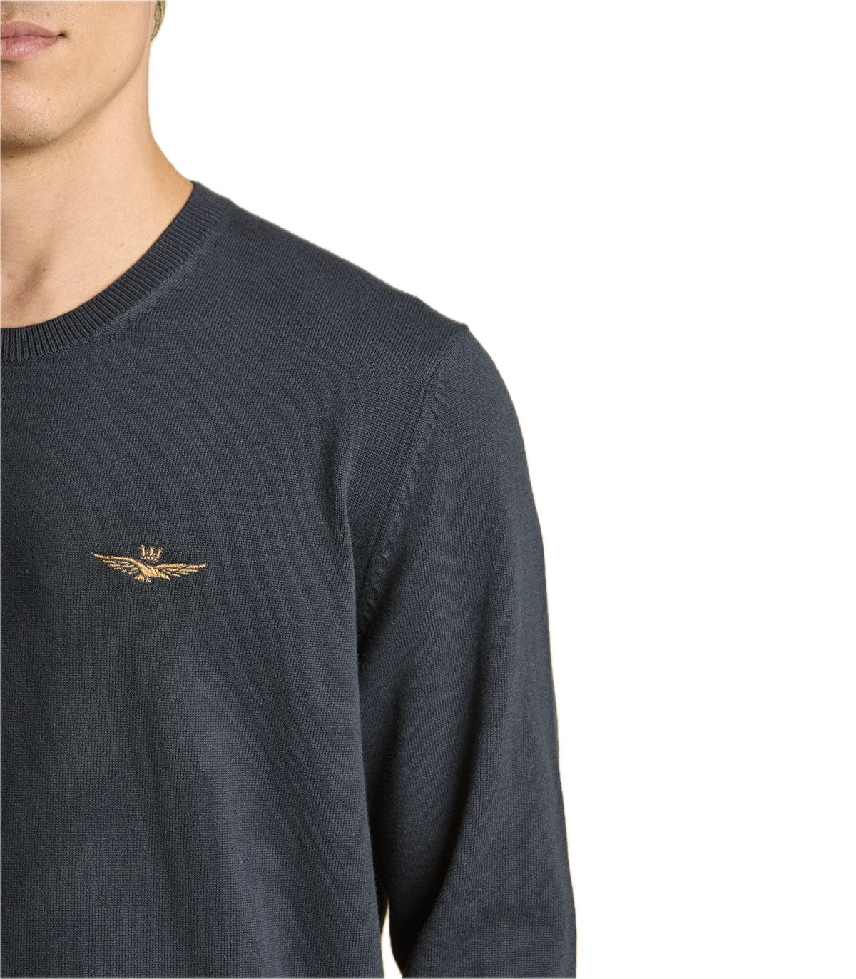 Maglia girocollo Uomo Aeronautica Mili