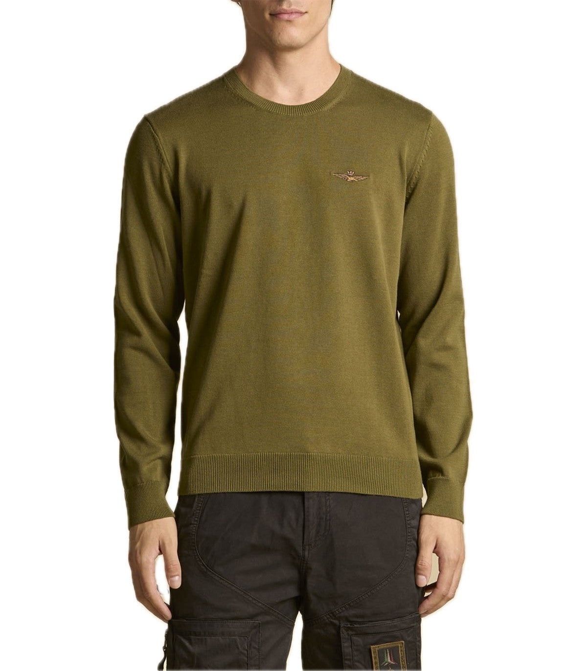 Maglia girocollo Uomo Aeronautica Mili